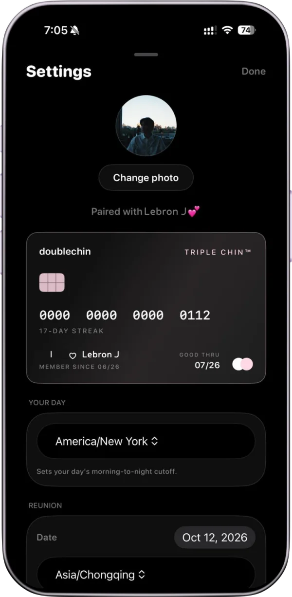 Private paired settings and Triple Chin membership in doublechin